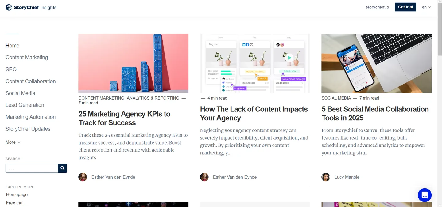Storychief Insights