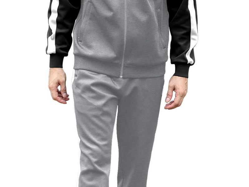 2 Piece Men's Athletic Tracksuit Set