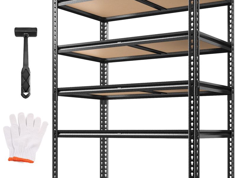 ROOMFAVE 5 Tier Garage Shelving Heavy Duty