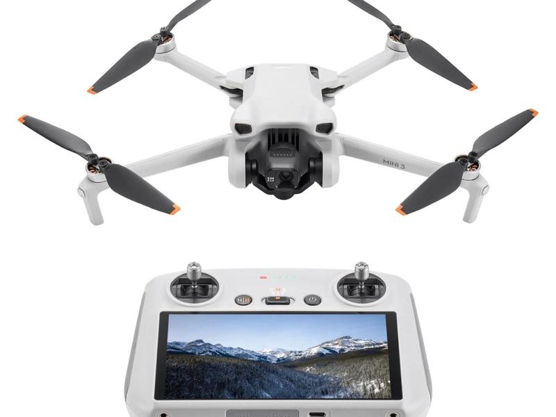 DJI Mini 3 (DJI RC), Lightweight 3x Mechanical Gimbal Drones with Camera for Adults 4K, 38-min Flight Time, up to 32800ft (10km) Video Transmission, Vertical Shooting, GPS Auto Return Integrated