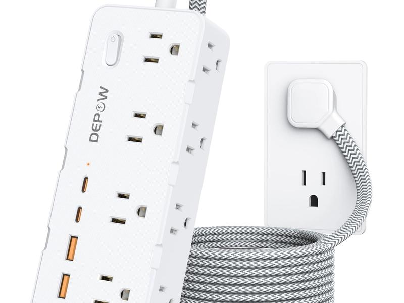 8-Outlet Power Strip Surge Protector