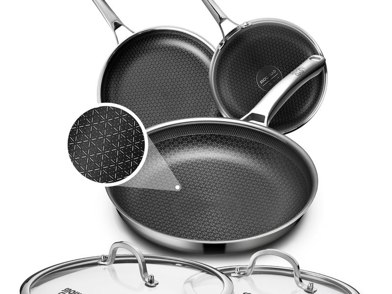 3 Piece Nonstick Frying Pan Set