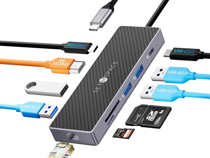 10 in 1 USB C Docking Station