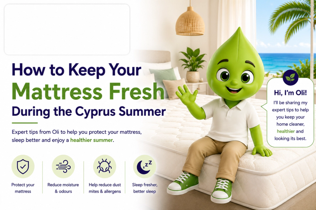 How to keep your mattress fresh during the Cyprus Summer - tips from Oli, Eco Clean Cyprus