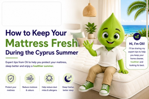 How to keep your mattress fresh during the Cyprus Summer - tips from Oli, Eco Clean Cyprus