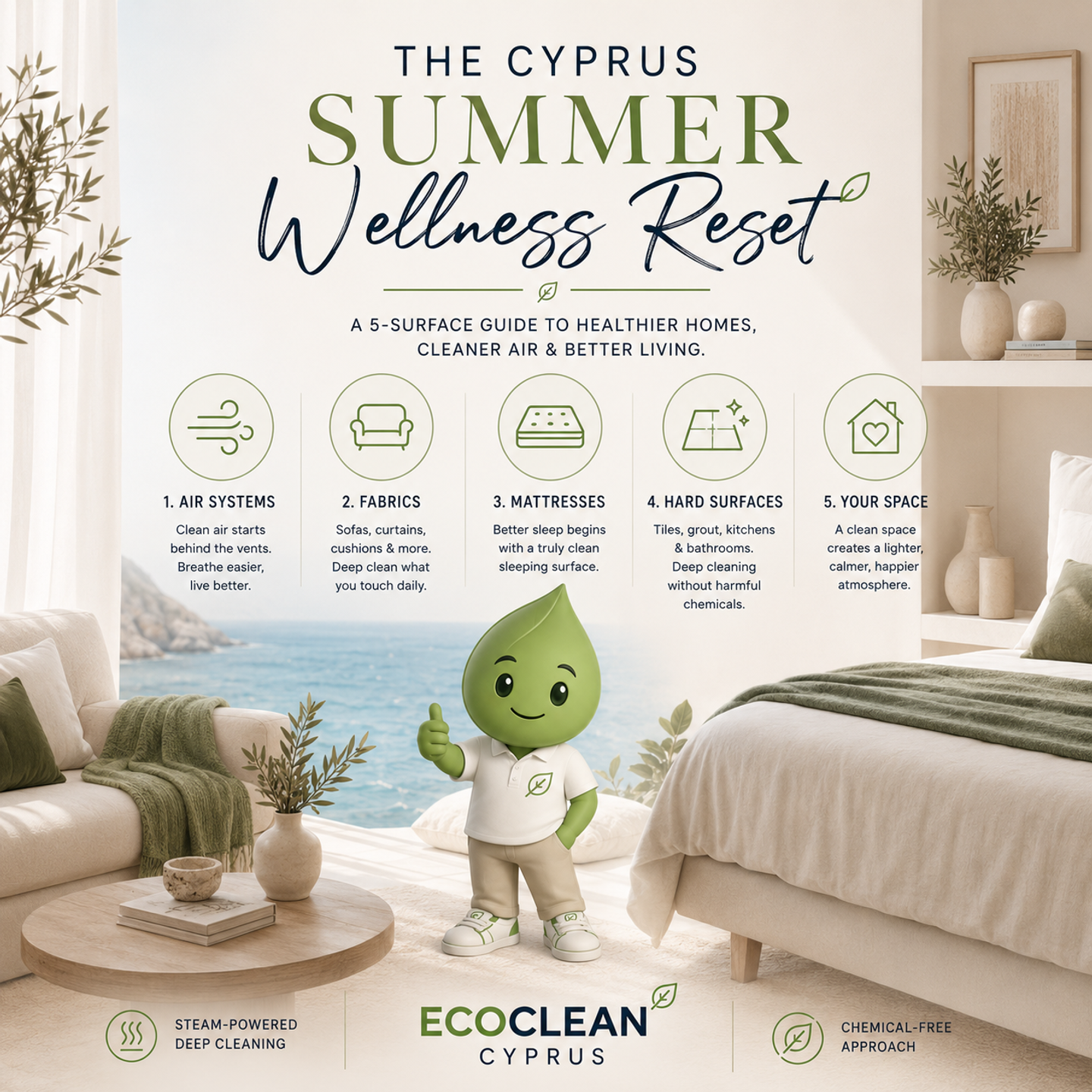 The Cyprus Summer Wellness Reset — Deep Cleaning for Healthier Homes