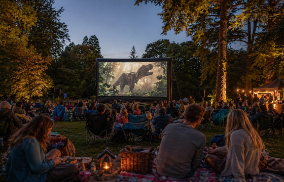 Jurassic Park Outdoor Cinema Experience at Westonbirt National Arboretum