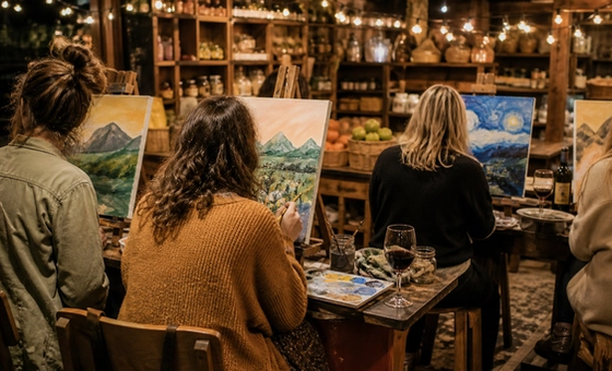 Sip & Paint @ Leaf & Ground, Dursley 4th September