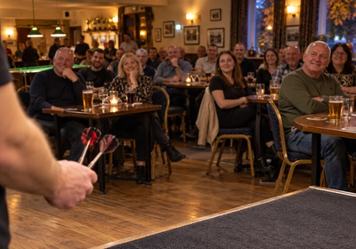 An evening with darts champion John Part