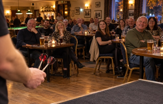 An evening with darts champion John Part