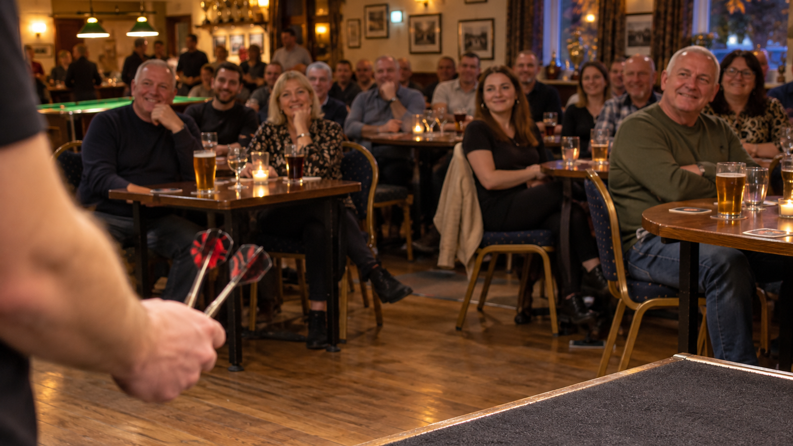 An evening with darts champion John Part