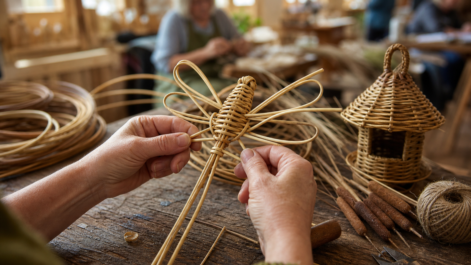 Willow Bullrushes, Dragonflies & Birdfeeder Workshop