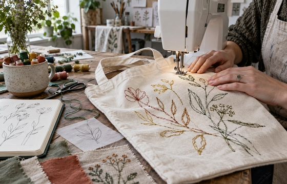 Free-hand Machine Embroidery