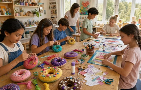 Art and Craft Holiday Club: Sweet Treats (8-12 years)