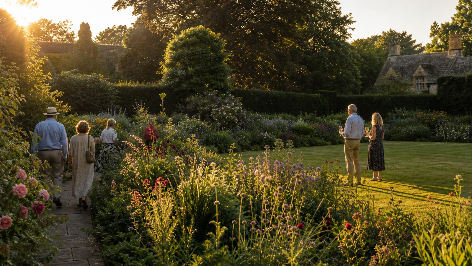 Golden Hour at Hidcote
