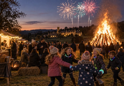 Fireworks at Miserden
