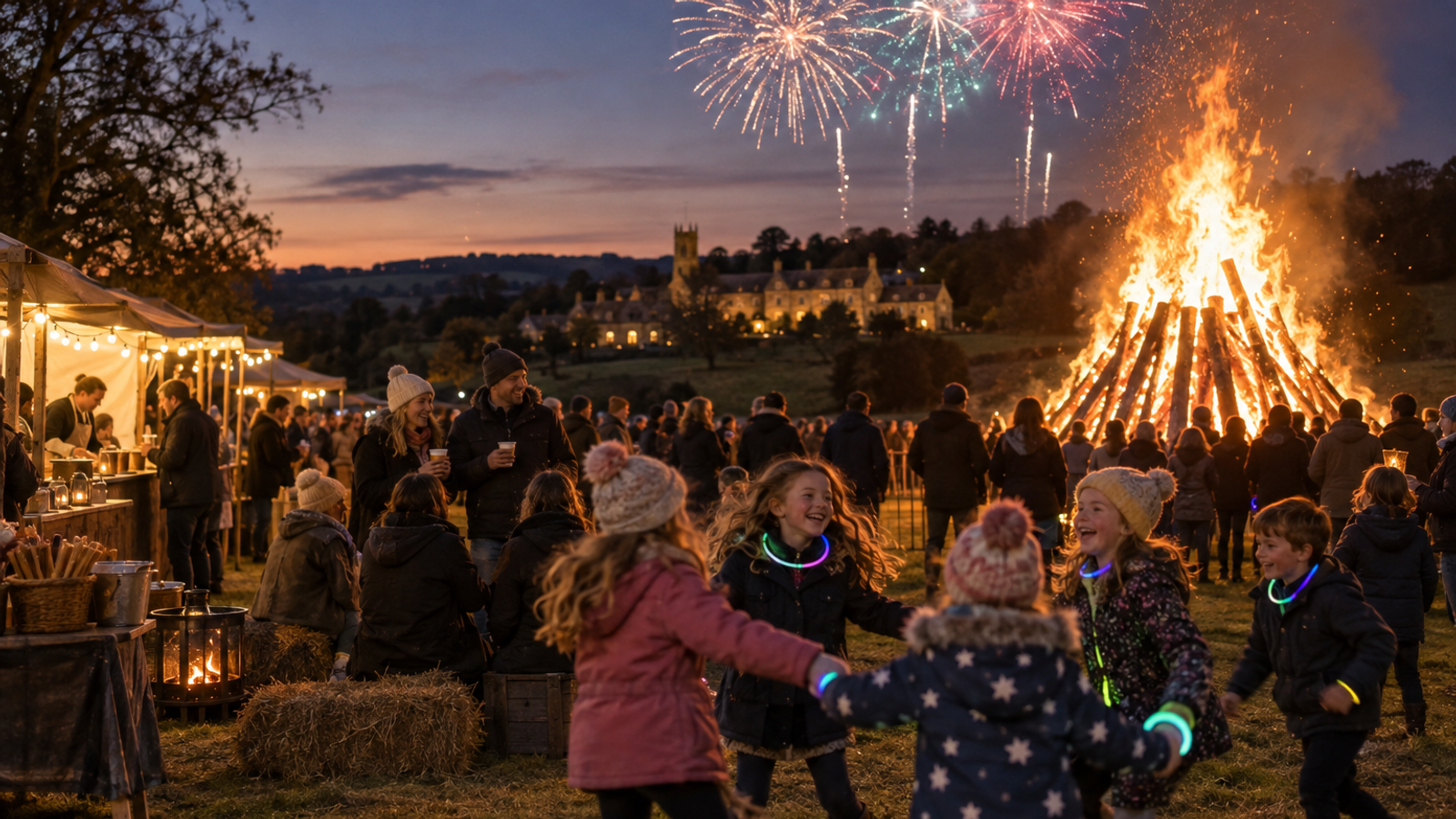 Fireworks at Miserden