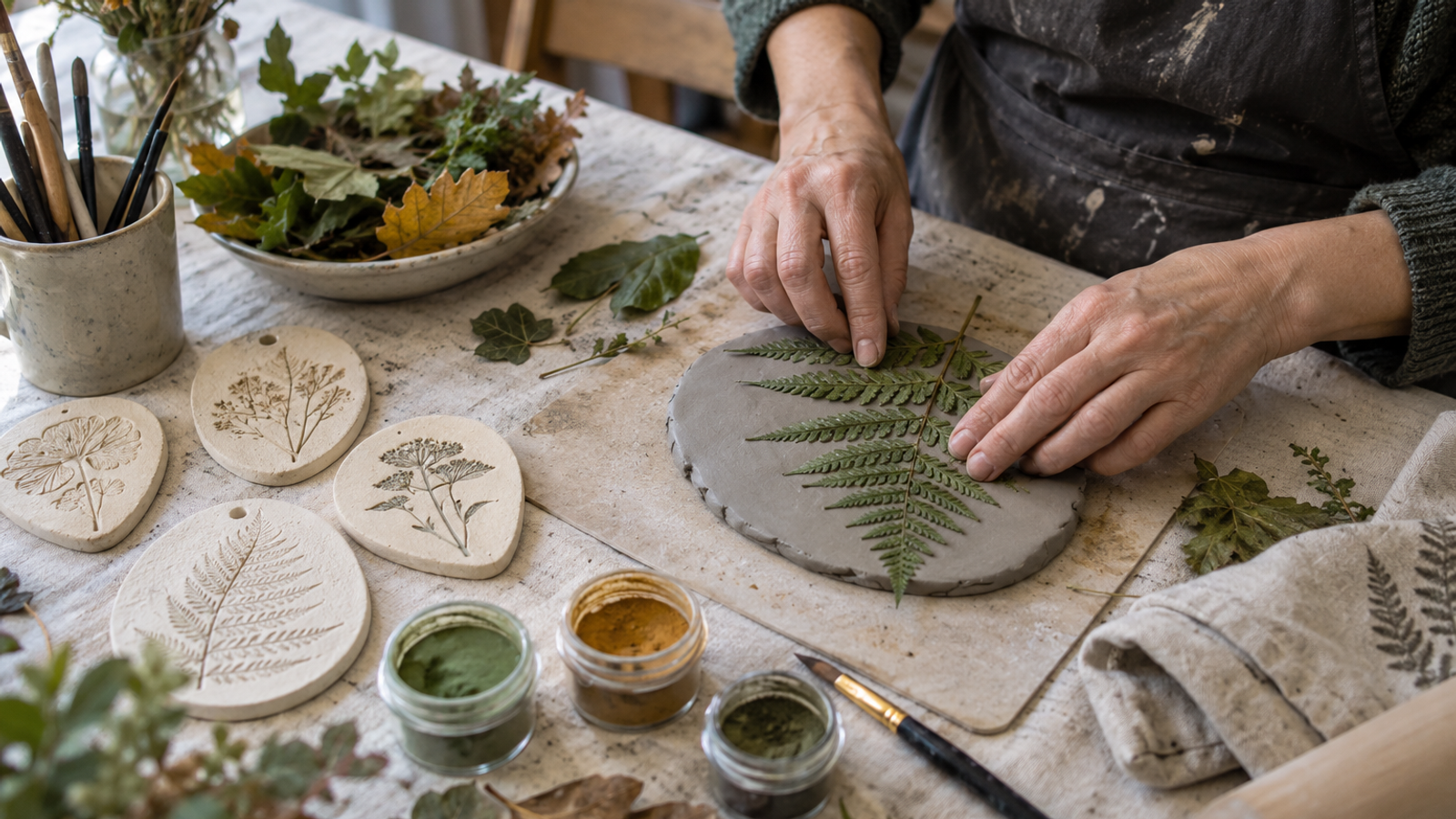 Botanical Bas-Relief Casting Workshop