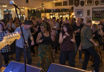 The Inflatables Band at Chipping Norton Rugby Club