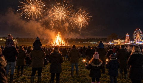 Win a Family Ticket to South Cerney Fireworks Spooktacular