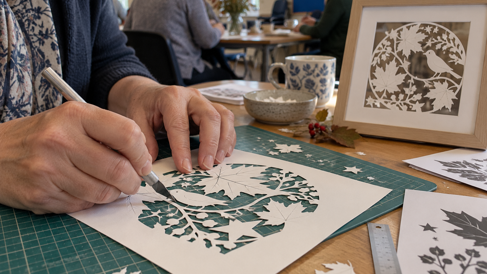 Seasonal Paper Cutting Workshop with Claire