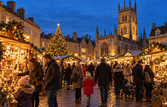 Advent Market & Light Switch-on