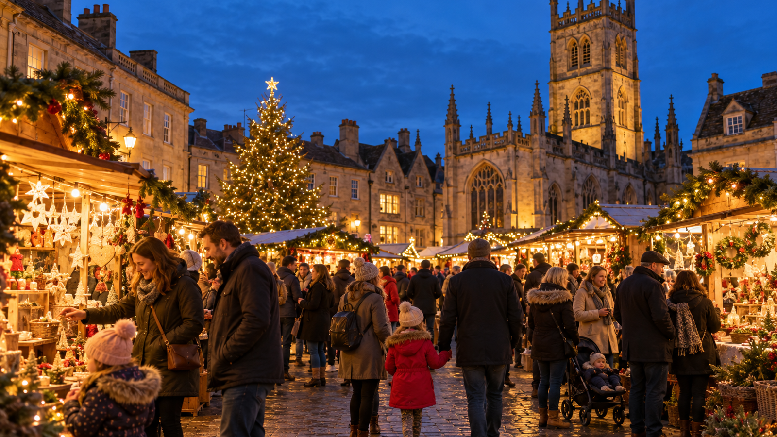 Advent Market & Light Switch-on