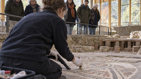 Behind the Scenes Tours at Chedworth Roman Villa