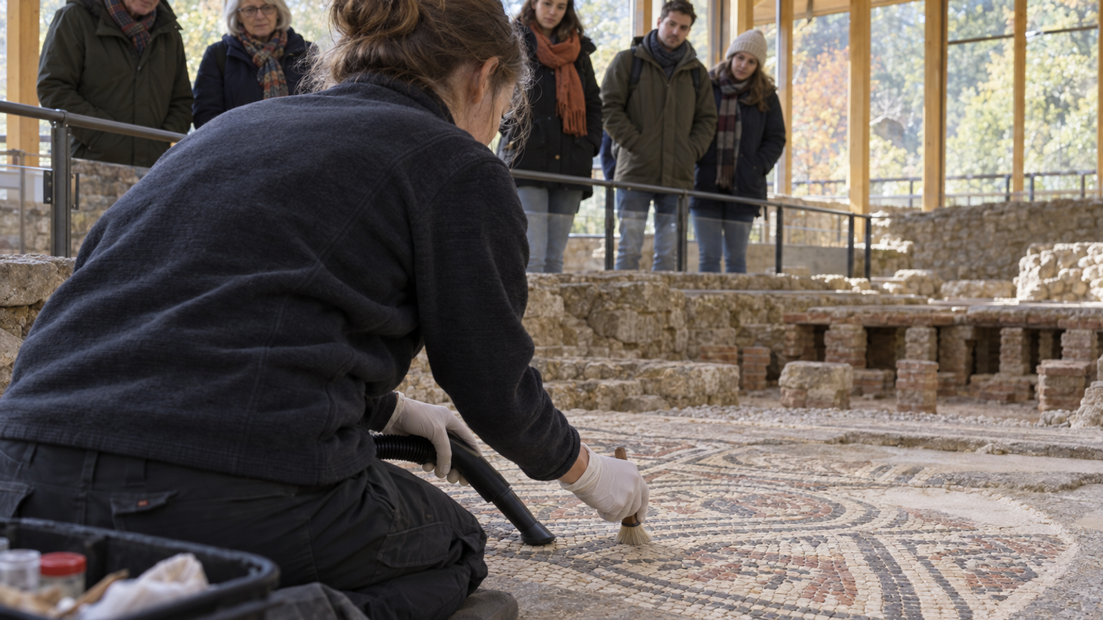 Behind the Scenes Tours at Chedworth Roman Villa