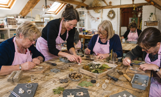 Silver Clay Jewellery Capturing Nature Workshop