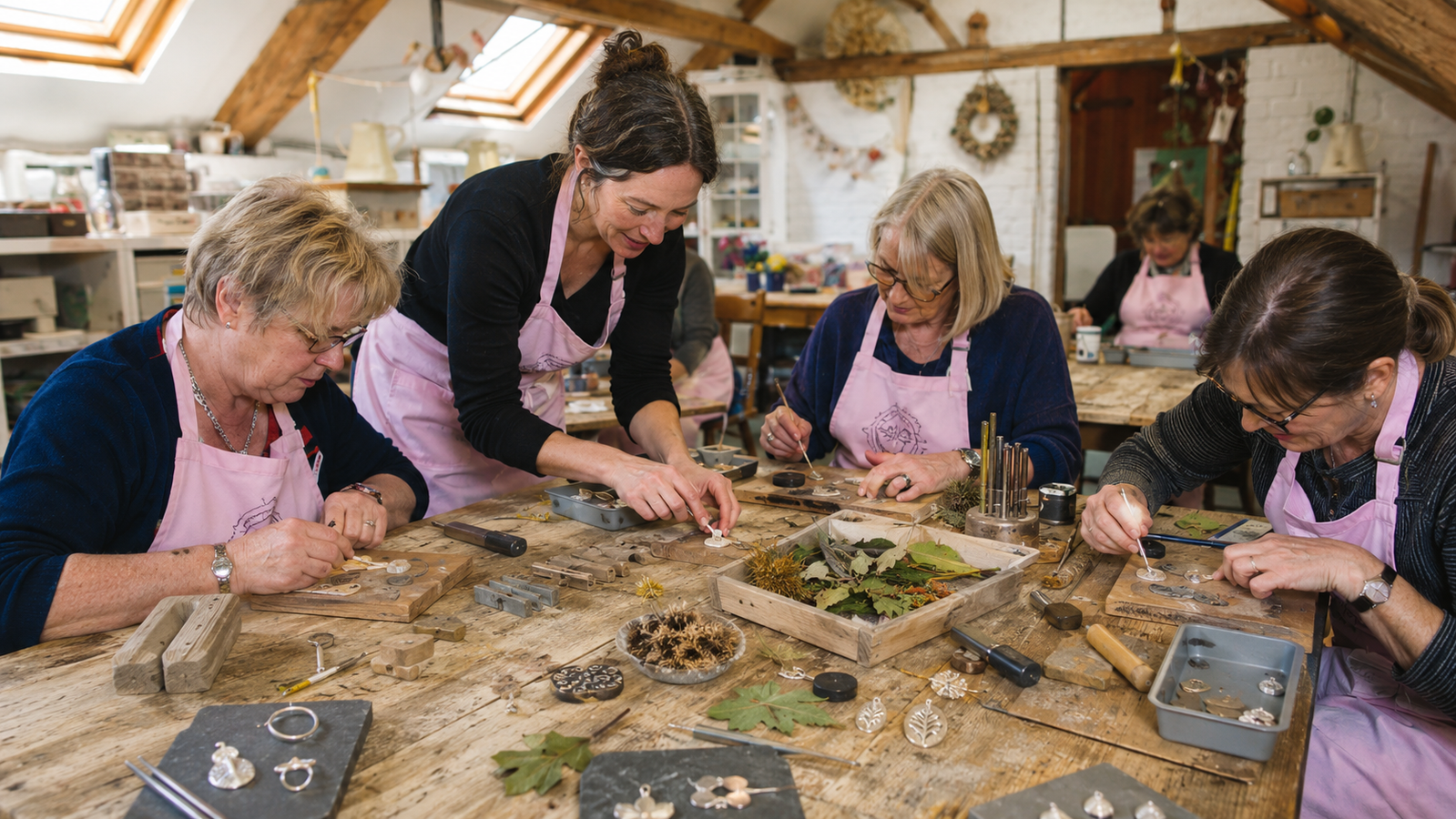 Silver Clay Jewellery Capturing Nature Workshop