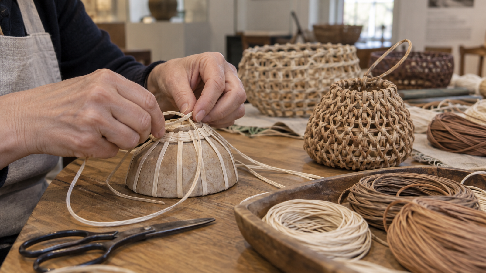 Workshop with Polly Pollock: Small Looped Baskets