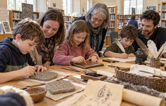 Make Your Mark! Workshop: Writing Through the Ages