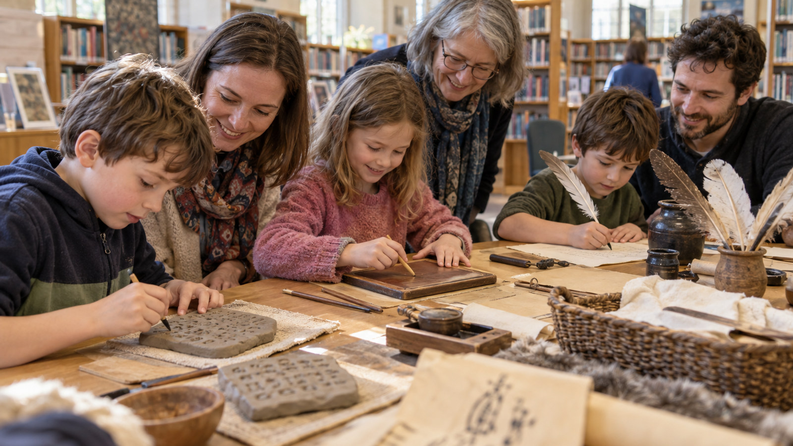 Make Your Mark! Workshop: Writing Through the Ages