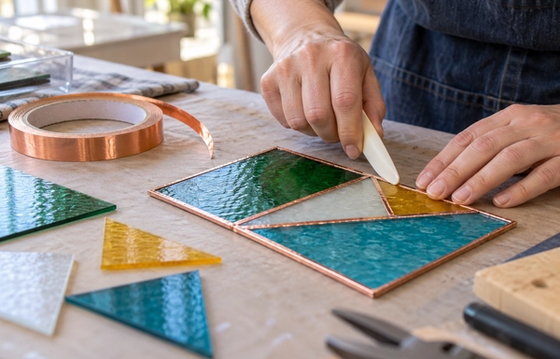 Copper-foil stained-glass lantern workshop (over-18s)