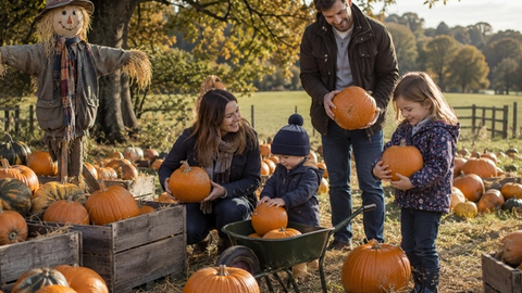 Cirencester Park Pumpkin Patch & Scarecrow Trail