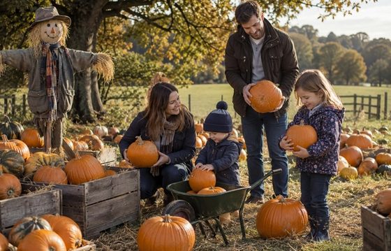 Cirencester Park Pumpkin Patch & Scarecrow Trail