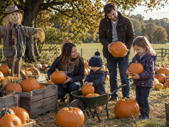 Cirencester Park Pumpkin Patch & Scarecrow Trail