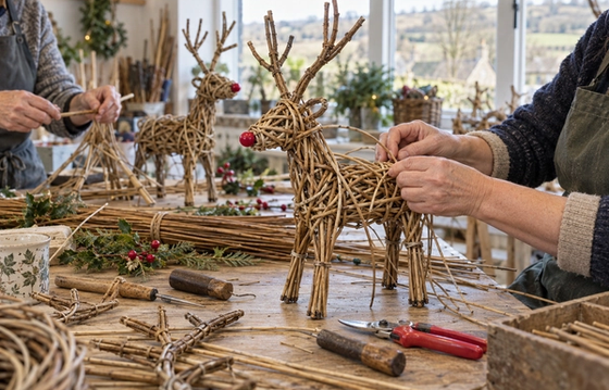 Weave a Willow Reindeer
