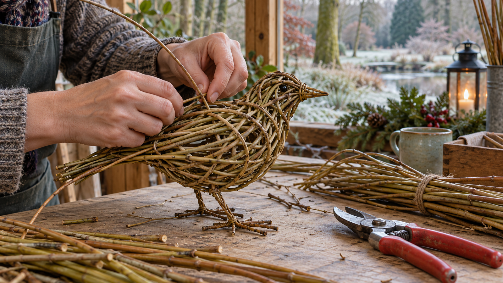 Willow Sculpture Workshop at Westonbirt