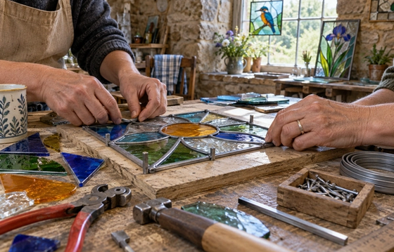 Leaded Stained Glass Workshop (Experienced Glass Cutters)