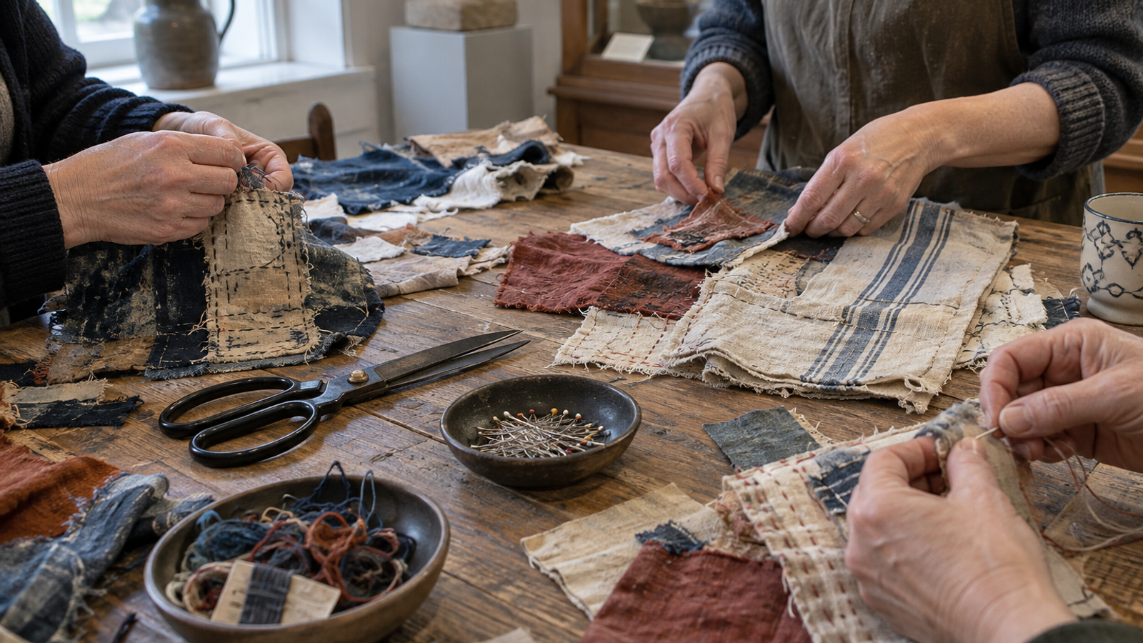 Workshop with Shelley Rhodes: Reworked Cloth - Fragment and Repair