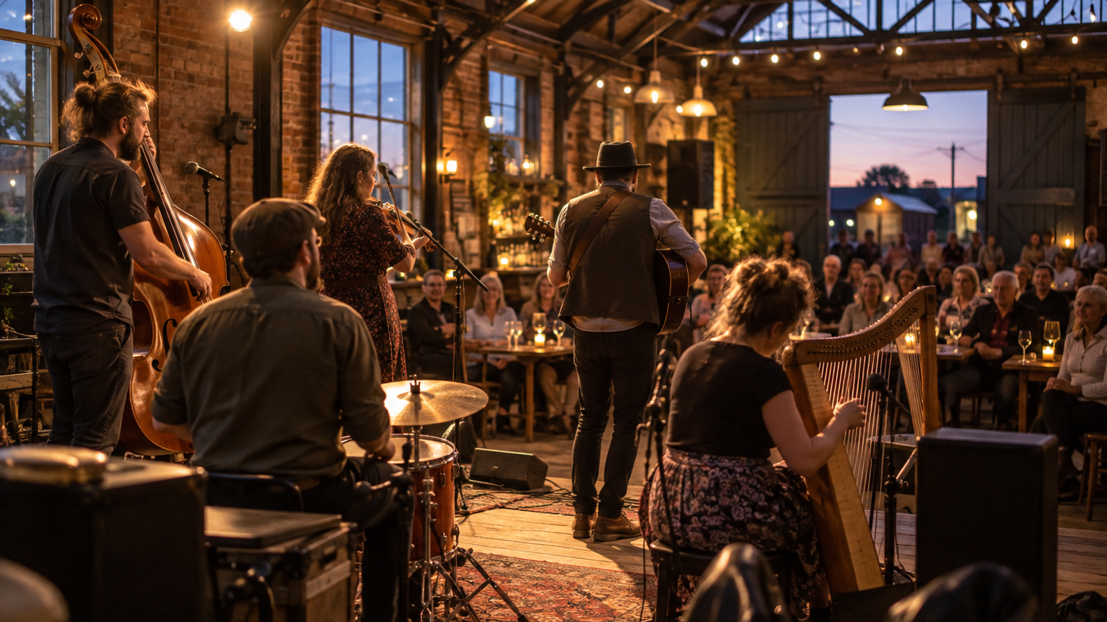 Around About Dusk: Folk, Jazz and Roots
