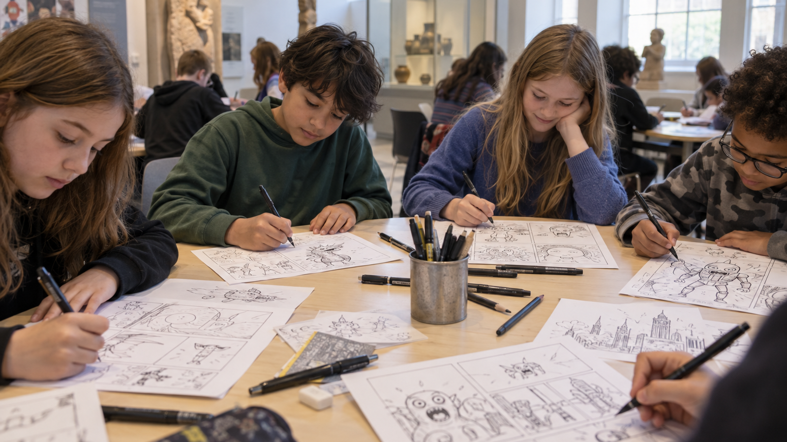 Create your own Comic! Workshop with Tor Freeman for ages 8-14