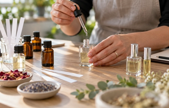 Morning perfumery: Eau de Cologne and roll-on