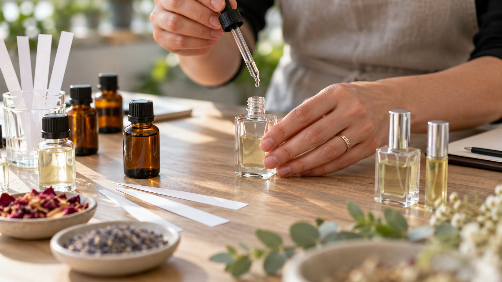 Morning perfumery: Eau de Cologne and roll-on