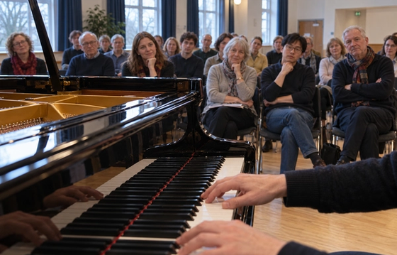 Piano Masterclass with William Howard: performers and observers