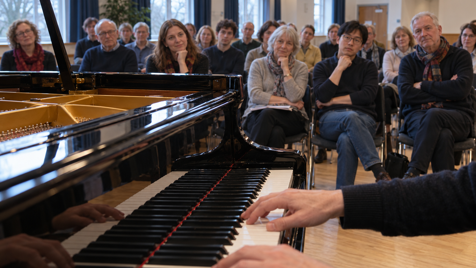 Piano Masterclass with William Howard: performers and observers