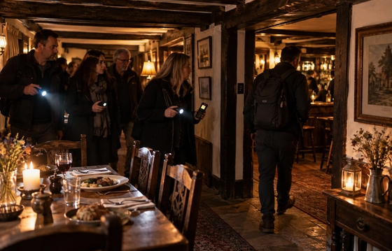 Supper and Ghost Hunt at The New Inn, Lechlade