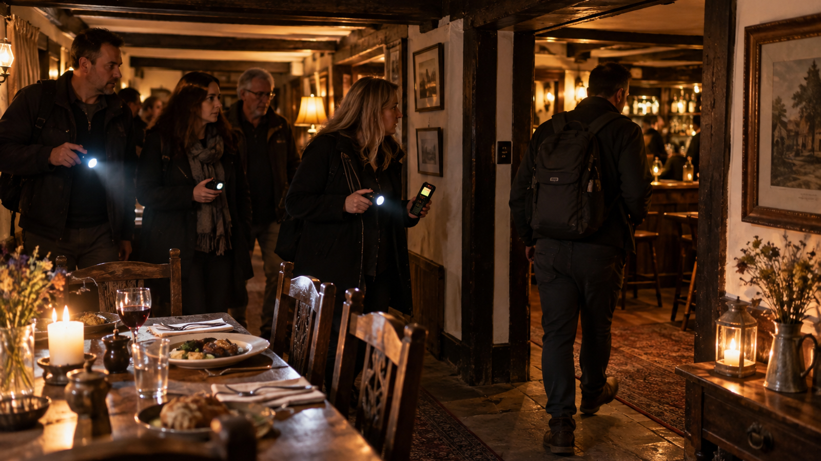 Supper and Ghost Hunt at The New Inn, Lechlade